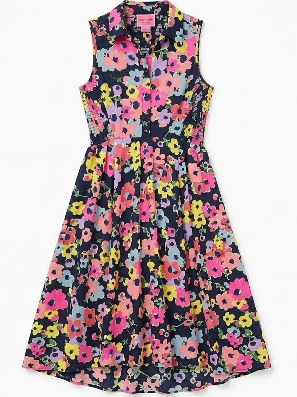 Kate Spade New York Wildflower Bouquet Floral Midi Dress Size 0 Retail $348